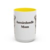 15oz Aussiedoodle Dog Mom Mug, Vintage Sketch Coffee Mug, Dog Mom Gift