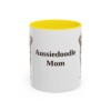 11oz Aussiedoodle Dog Mom Mug, Vintage Sketch Coffee Mug, Dog Mom Gift