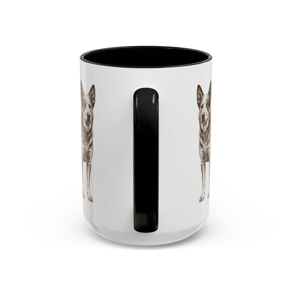 australian-cattle-dog-mug-dad-black-back-3 15oz Australian Cattle Dog Dog Dad Mug, Vintage Sketch Coffee Mug, Dog Dad Gift