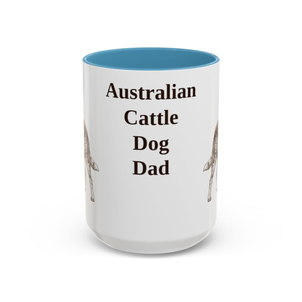 australian-cattle-dog-mug-dad-light-blue-3 15oz Australian Cattle Dog Dog Dad Mug, Vintage Sketch Coffee Mug, Dog Dad Gift