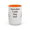 australian-cattle-dog-mug-dad-orange-3 15oz Australian Cattle Dog Dog Dad Mug, Vintage Sketch Coffee Mug, Dog Dad Gift