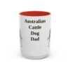 australian-cattle-dog-mug-dad-red-3 15oz Australian Cattle Dog Dog Dad Mug, Vintage Sketch Coffee Mug, Dog Dad Gift