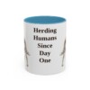 australian-cattle-dog-mug-humor-light-blue-1 11oz Funny Australian Cattle Dog Mug, Herding Humans Since Day One, Vintage Dog Coffee Mug, Dog Lover Gift