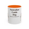11oz Australian Cattle Dog Latin Mug, Australian Cattle Dog, Vintage Dog Coffee Mug, Dog Lover Gift