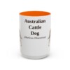 15oz Australian Cattle Dog Latin Mug, Australian Cattle Dog, Vintage Dog Coffee Mug, Dog Lover Gift