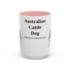 15oz Australian Cattle Dog Latin Mug, Australian Cattle Dog, Vintage Dog Coffee Mug, Dog Lover Gift