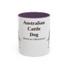 11oz Australian Cattle Dog Latin Mug, Australian Cattle Dog, Vintage Dog Coffee Mug, Dog Lover Gift