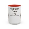 15oz Australian Cattle Dog Latin Mug, Australian Cattle Dog, Vintage Dog Coffee Mug, Dog Lover Gift