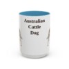 15oz Australian Cattle Dog Mug, Vintage Dog Portrait Coffee Mug, Dog Lover Gift