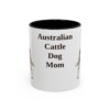 11oz Australian Cattle Dog Dog Mom Mug, Vintage Sketch Coffee Mug, Dog Mom Gift