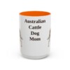 15oz Australian Cattle Dog Dog Mom Mug, Vintage Sketch Coffee Mug, Dog Mom Gift