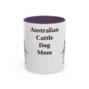 11oz Australian Cattle Dog Dog Mom Mug, Vintage Sketch Coffee Mug, Dog Mom Gift
