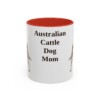 11oz Australian Cattle Dog Dog Mom Mug, Vintage Sketch Coffee Mug, Dog Mom Gift