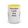 15oz Australian Cattle Dog Dog Mom Mug, Vintage Sketch Coffee Mug, Dog Mom Gift