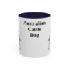 11oz Australian Cattle Dog Mug, Vintage Dog Portrait Coffee Mug, Dog Lover Gift