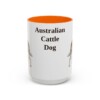 15oz Australian Cattle Dog Mug, Vintage Dog Portrait Coffee Mug, Dog Lover Gift