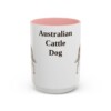 15oz Australian Cattle Dog Mug, Vintage Dog Portrait Coffee Mug, Dog Lover Gift