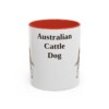 11oz Australian Cattle Dog Mug, Vintage Dog Portrait Coffee Mug, Dog Lover Gift