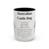 australian-cattle-dog-mug-writeup-black-front-3 15oz Australian Cattle Dog Mug, Illustrated Dog Breed Facts Coffee Mug, Vintage Dog Keepsake Gift