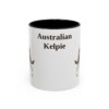 11oz Australian Kelpie Mug, Vintage Dog Portrait Coffee Mug, Dog Lover Gift