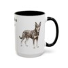 15oz Australian Kelpie Mug, Vintage Dog Portrait Coffee Mug, Dog Lover Gift