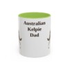 11oz Australian Kelpie Dog Dad Mug, Vintage Sketch Coffee Mug, Dog Dad Gift