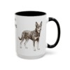 15oz Funny Australian Kelpie Mug, Always Working, Vintage Dog Coffee Mug, Dog Lover Gift