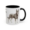 11oz Funny Australian Kelpie Mug, Always Working, Vintage Dog Coffee Mug, Dog Lover Gift