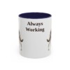 11oz Funny Australian Kelpie Mug, Always Working, Vintage Dog Coffee Mug, Dog Lover Gift
