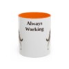 11oz Funny Australian Kelpie Mug, Always Working, Vintage Dog Coffee Mug, Dog Lover Gift
