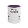 11oz Funny Australian Kelpie Mug, Always Working, Vintage Dog Coffee Mug, Dog Lover Gift
