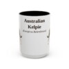 australian-kelpie-mug-latin-black-front-1 15oz Australian Kelpie Latin Mug, Australian Kelpie, Vintage Dog Coffee Mug, Dog Lover Gift