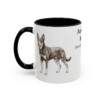 11oz Australian Kelpie Latin Mug, Australian Kelpie, Vintage Dog Coffee Mug, Dog Lover Gift