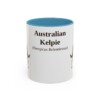 11oz Australian Kelpie Latin Mug, Australian Kelpie, Vintage Dog Coffee Mug, Dog Lover Gift