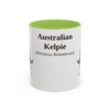 11oz Australian Kelpie Latin Mug, Australian Kelpie, Vintage Dog Coffee Mug, Dog Lover Gift