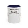11oz Australian Kelpie Latin Mug, Australian Kelpie, Vintage Dog Coffee Mug, Dog Lover Gift