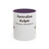 11oz Australian Kelpie Latin Mug, Australian Kelpie, Vintage Dog Coffee Mug, Dog Lover Gift