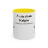 11oz Australian Kelpie Latin Mug, Australian Kelpie, Vintage Dog Coffee Mug, Dog Lover Gift