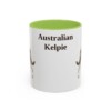 11oz Australian Kelpie Mug, Vintage Dog Portrait Coffee Mug, Dog Lover Gift