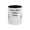 11oz Australian Kelpie Dog Mom Mug, Vintage Sketch Coffee Mug, Dog Mom Gift