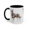 11oz Australian Kelpie Dog Mom Mug, Vintage Sketch Coffee Mug, Dog Mom Gift