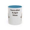 11oz Australian Kelpie Dog Mom Mug, Vintage Sketch Coffee Mug, Dog Mom Gift