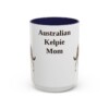 australian-kelpie-mug-mom-navy-3 15oz Australian Kelpie Dog Mom Mug, Vintage Sketch Coffee Mug, Dog Mom Gift