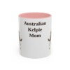 11oz Australian Kelpie Dog Mom Mug, Vintage Sketch Coffee Mug, Dog Mom Gift