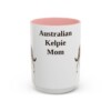australian-kelpie-mug-mom-pink-3 15oz Australian Kelpie Dog Mom Mug, Vintage Sketch Coffee Mug, Dog Mom Gift