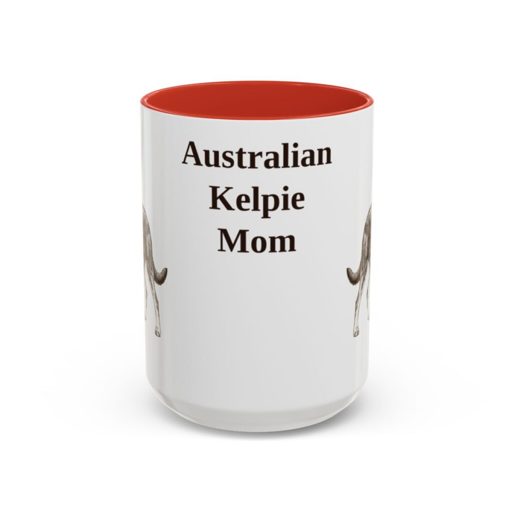 australian-kelpie-mug-mom-red-3 15oz Australian Kelpie Dog Mom Mug, Vintage Sketch Coffee Mug, Dog Mom Gift
