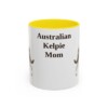 11oz Australian Kelpie Dog Mom Mug, Vintage Sketch Coffee Mug, Dog Mom Gift