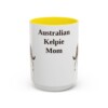 australian-kelpie-mug-mom-yellow-3 15oz Australian Kelpie Dog Mom Mug, Vintage Sketch Coffee Mug, Dog Mom Gift
