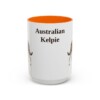 15oz Australian Kelpie Mug, Vintage Dog Portrait Coffee Mug, Dog Lover Gift