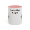 11oz Australian Kelpie Mug, Vintage Dog Portrait Coffee Mug, Dog Lover Gift